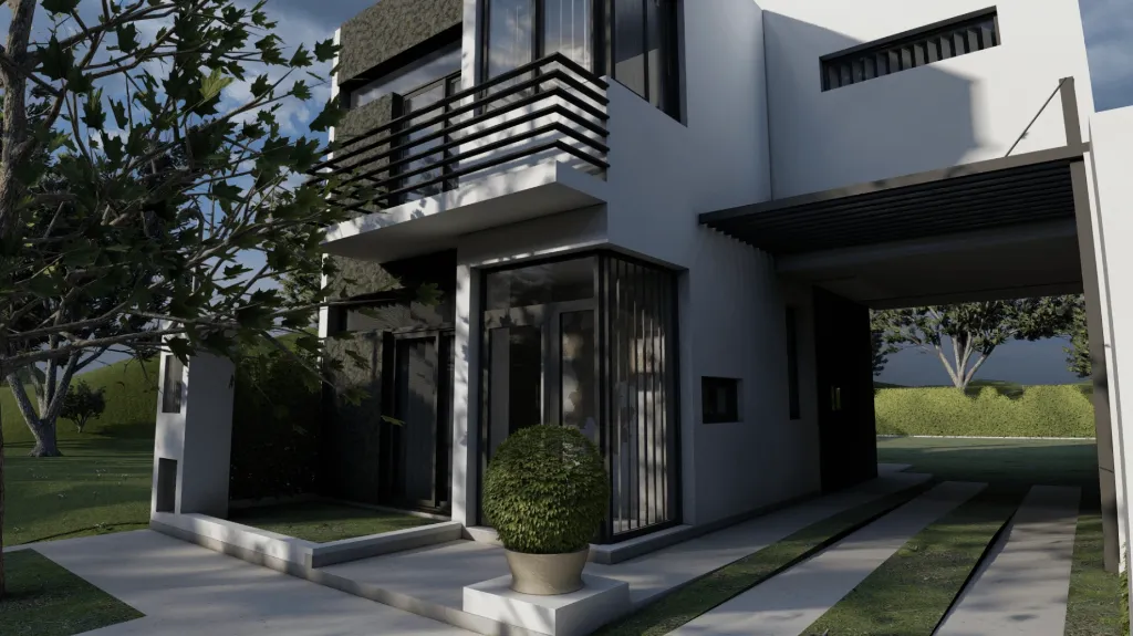Planos Casa VIRARÓ Procrear | 88m2 | Lote 8.66m