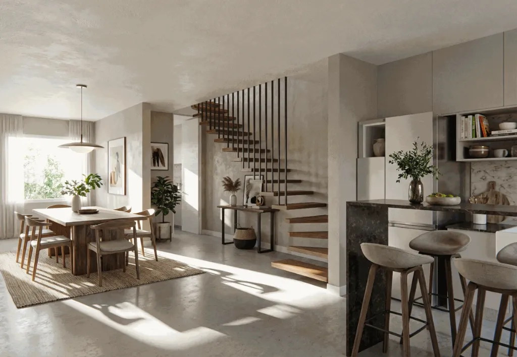 Planos Casa AZUCENA Procrear | 79m2 | Lote 8.66m