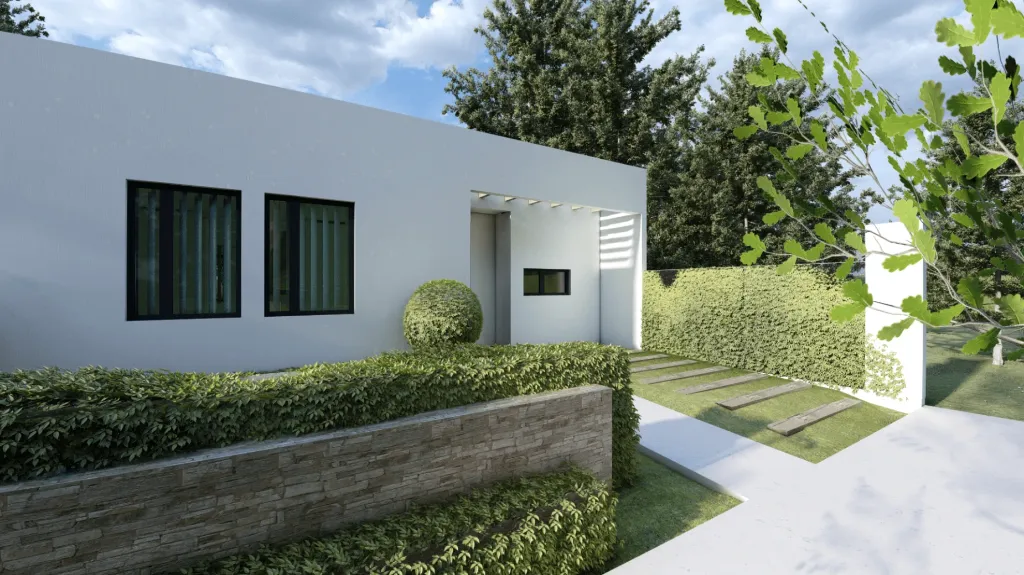 Planos Casa MADERERA Procrear | 86m2 | Lote 10m