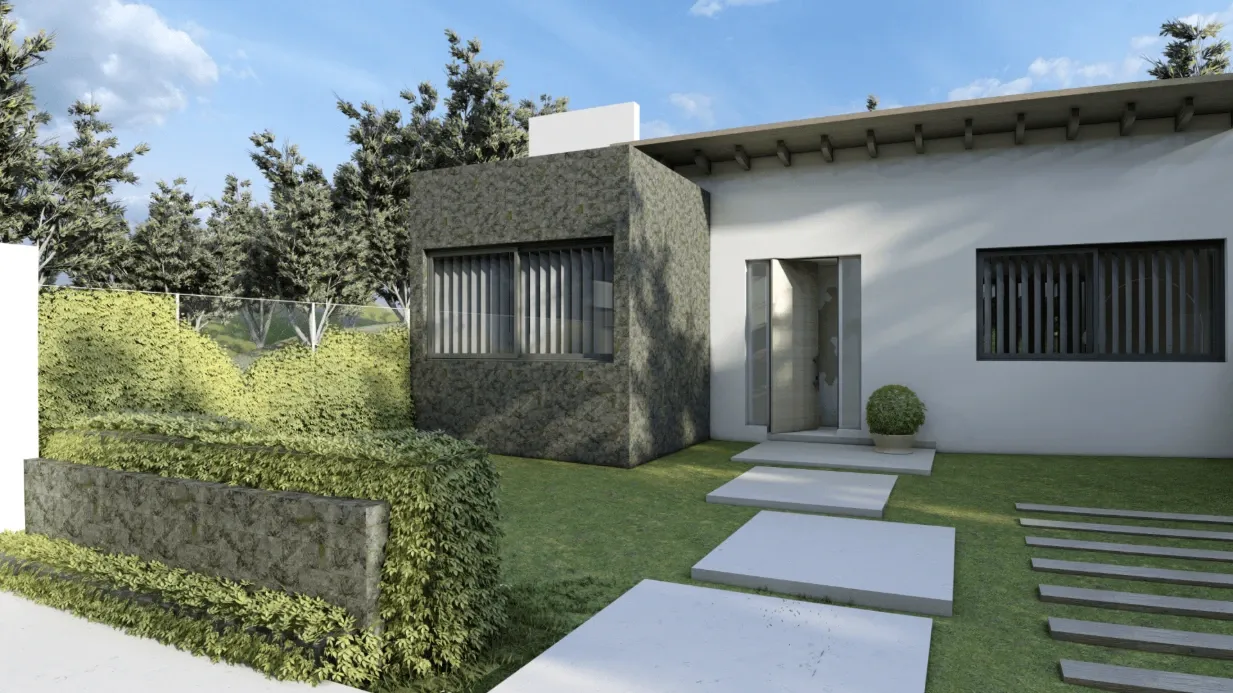 Planos Casa AIME Procrear | 59m2 | Lote 10m