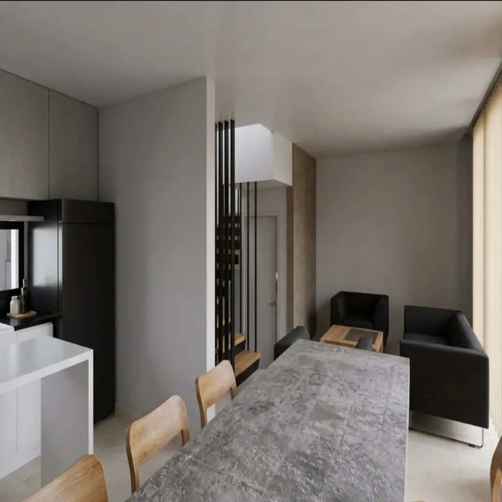 Planos Casa ALERCE Procrear | 99m2 | Lote 7.5m
